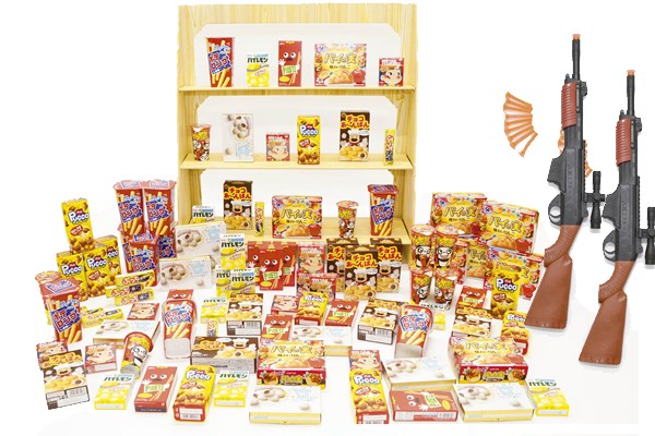 縁日お菓子射的大会