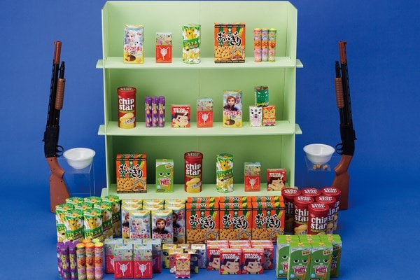 お菓子射的大会キットF｜100名対応・イベント用射的セット
