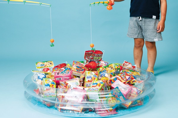 縁日のひっかけおもちゃ釣り１００名