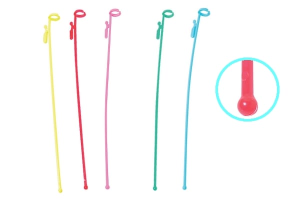 風船プラスチック棒(100本)