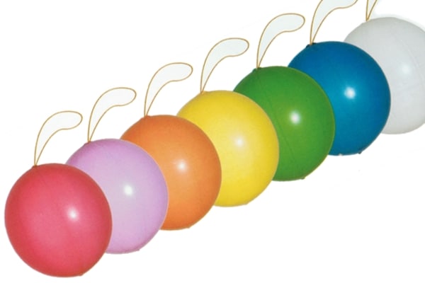 よくはねるカラフルパンチボール風船｜7色アソート・100枚セット