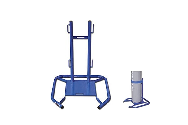 ヘリウムボンベ固定台（取り扱い終了）