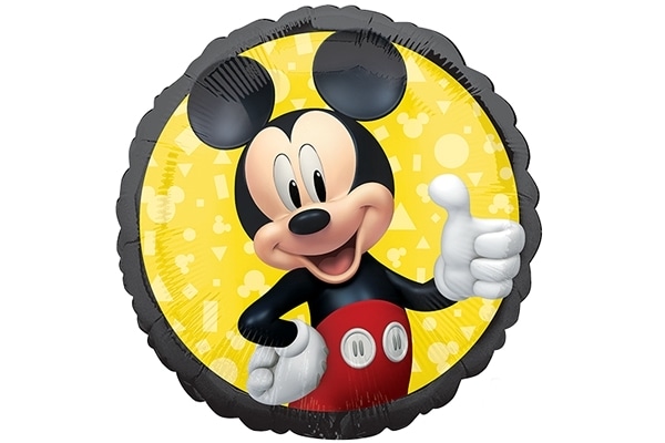 永遠の人気者！ミッキーマウスのUFO型フィルム風船（5枚セット）