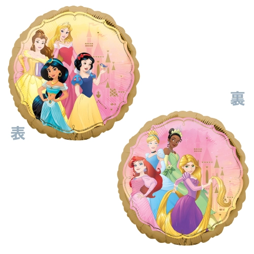 ディズニープリンセス パーティフィルムバルーン 43cm 5枚入