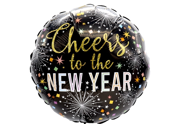 チアーズニューイヤー風船（５枚）