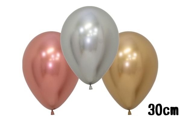 パールデラックスアソート風船12インチ｜ゴールド・ローズゴールド・シルバー｜金属風の光沢ラテックス風船 50枚セット