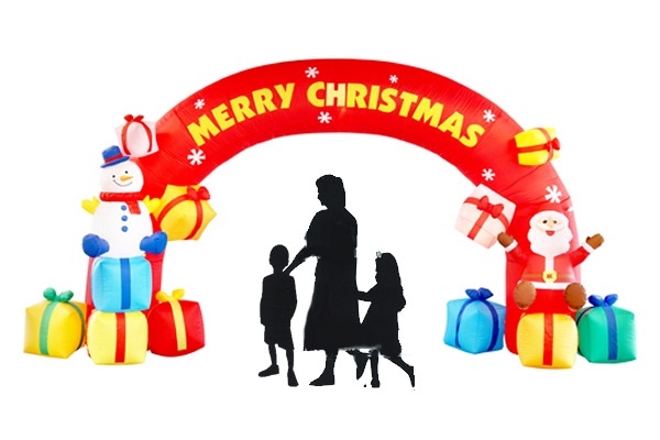 クリスマスプレゼントエアアーチ