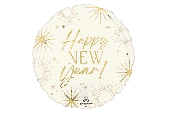 ゴールデンニューイヤー風船（5枚）