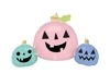 パステルハロウィンパンプキンズ5枚