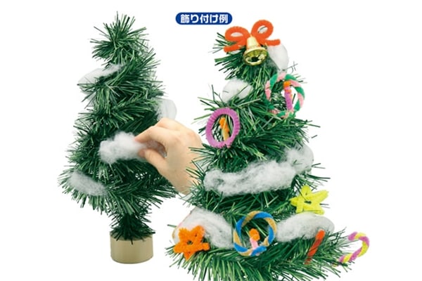 クリスマスツリー 工作キット｜子供向け簡単手作りツリー制作セット【15分・イベント向け】