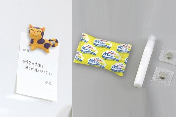 粘土で作るマグネット