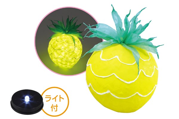 和紙のフルーツランプシェード