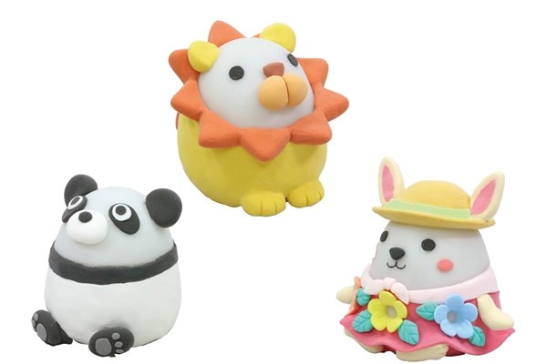 アニマル粘土ランタン