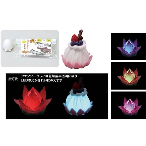 粘土でつくるランタン