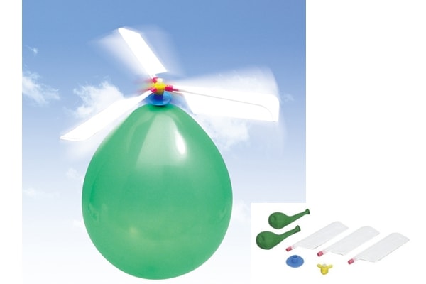 風船ヘリコプター作り