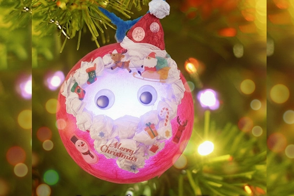 クリスマスサンタランタン工作キット（LEDライト付き）