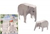 ペーパークラフト　ゾウ