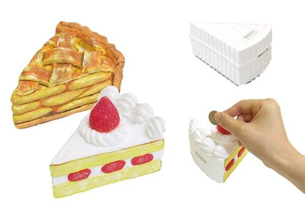 カットケーキの貯金箱