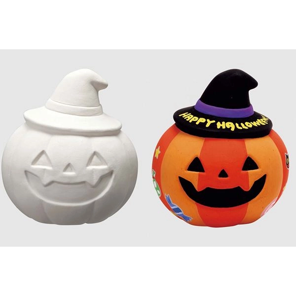 絵つけハロウィン貯金箱