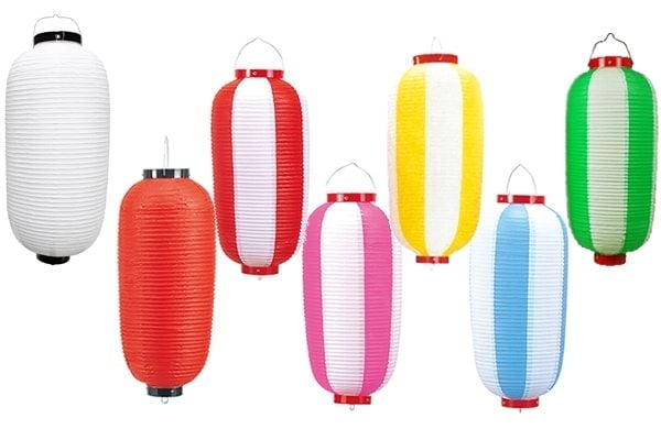 ビニール提灯　九長