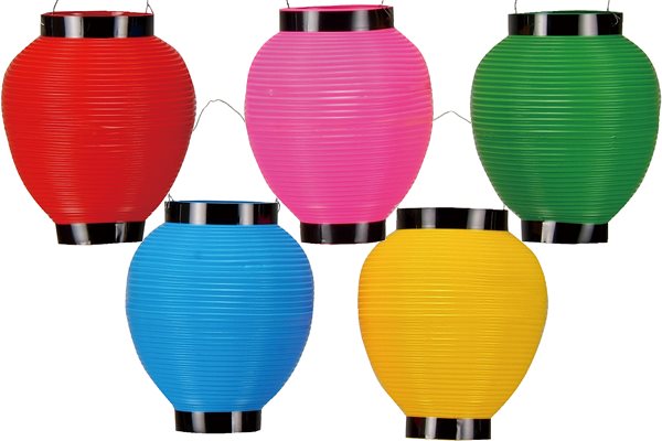 ポリ提灯　ナツメ型