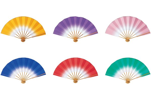 ぼかしカラー扇子