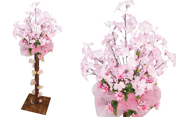 桜アレンジフラワースタンド