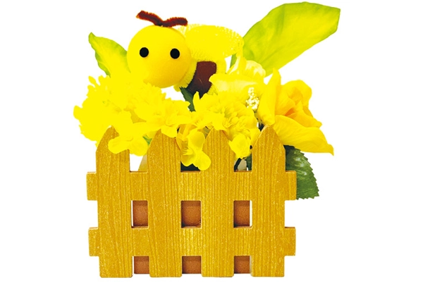 菜の花ミツバチ装飾