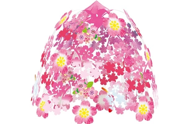 桜満開二段吊り飾り