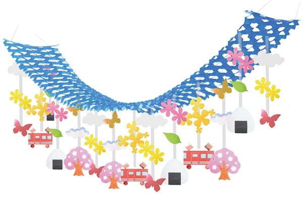 桜行楽プリーツハンガー