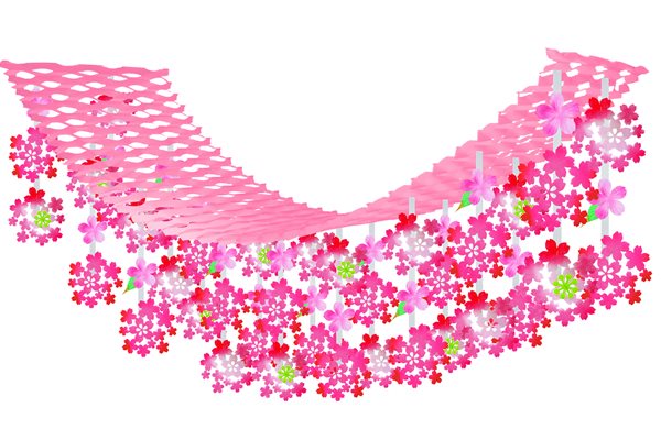 桜和風ハンガー