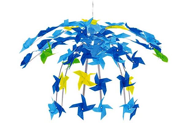 風ぐるまシャンデリア