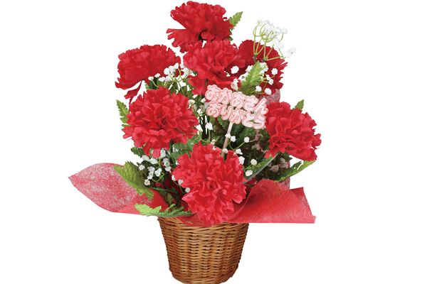 マザーズデイカーネーション飾り