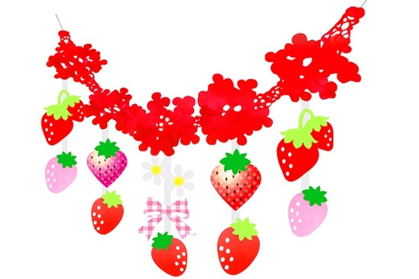 ストロベリーネットガーランド