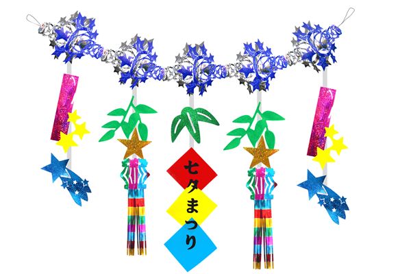 七夕まつりガーランド