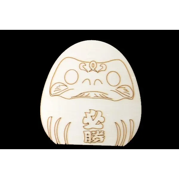 だるまの木製貯金箱作り