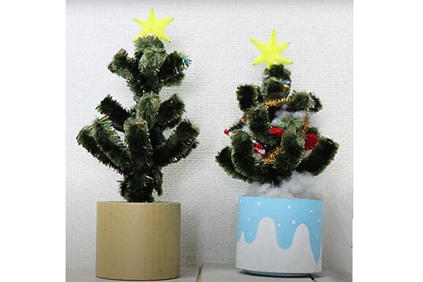 モールのツリー工作