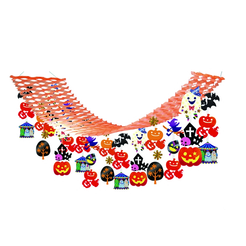 ハロウィンパーティプリーツハンガー