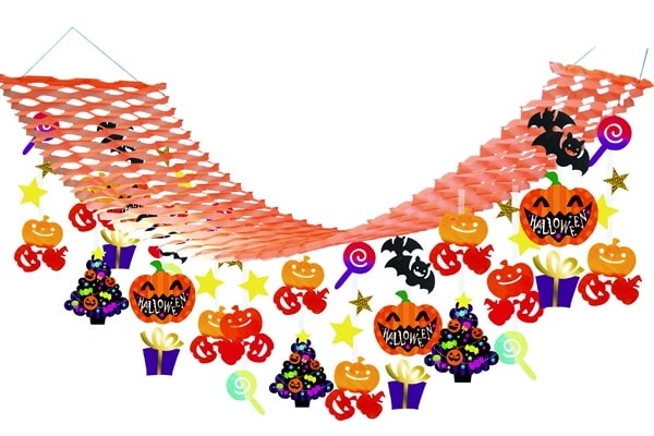 ハロウィンプレゼントプリーツハンガー