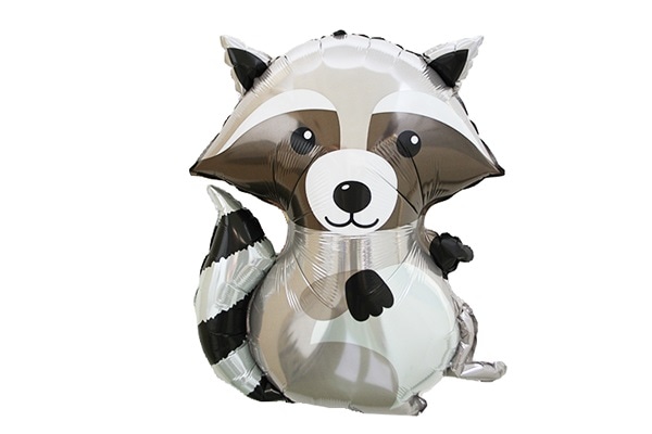 あらいぐま風船（5枚）