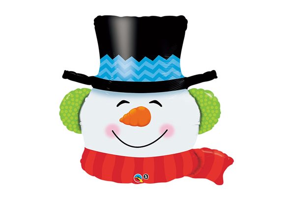 スマイルスノーマン風船（5枚）