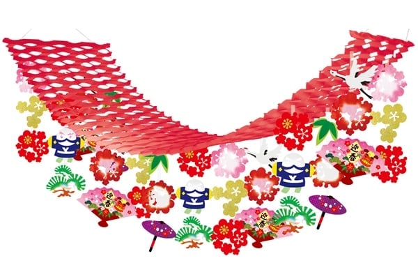 迎春梅プリーツハンガー