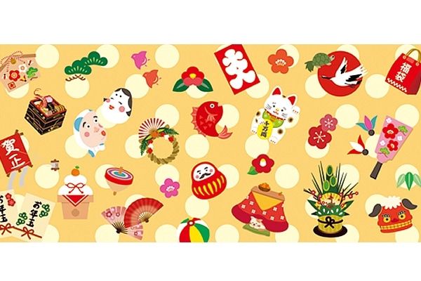 お正月モチーフディスプレイシート｜イベント用品販促ZERO