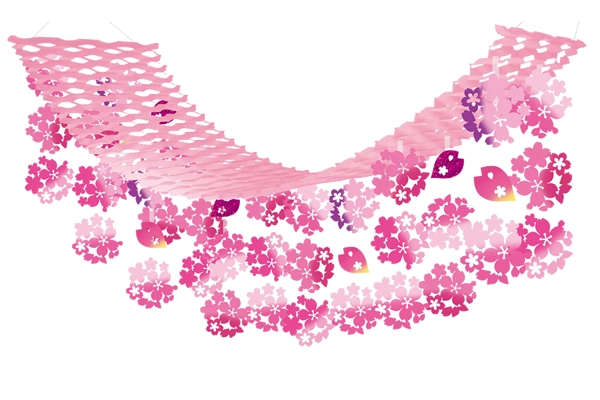 桜プリーツハンガー