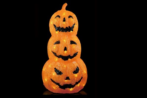 グローライト３連パンプキンライト