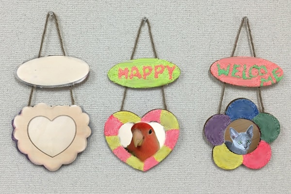 木の壁掛け写真工作（限定在庫）