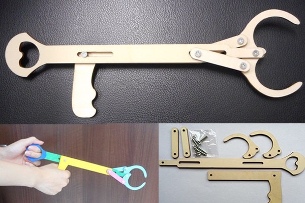 マジックハンド工作キット｜つかんで遊べる手作り木製おもちゃ（送料無料）
