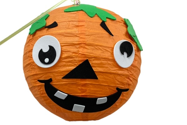 newハロウィンパンプキンランタン工作