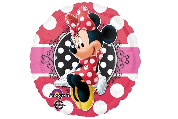 ミニーが可愛くポップに登場♪ UFO型ミニーフルボディバルーン 17インチ（5枚セット）