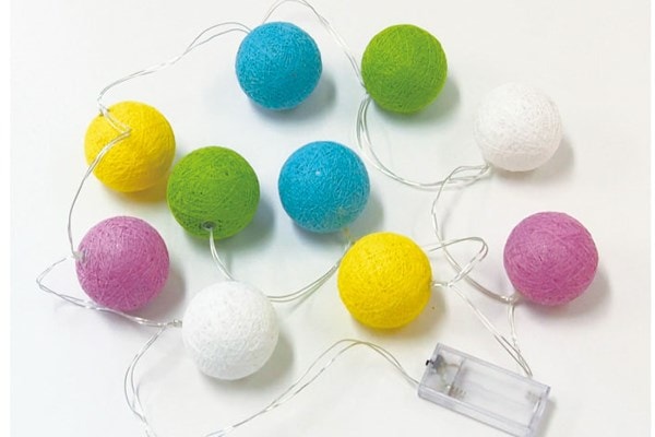 コットンボールＬＥＤガーランド